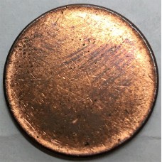 UNITED STATES OF AMERICA . UNDATED . ONE 1 CENT COIN . ERROR . BLANK